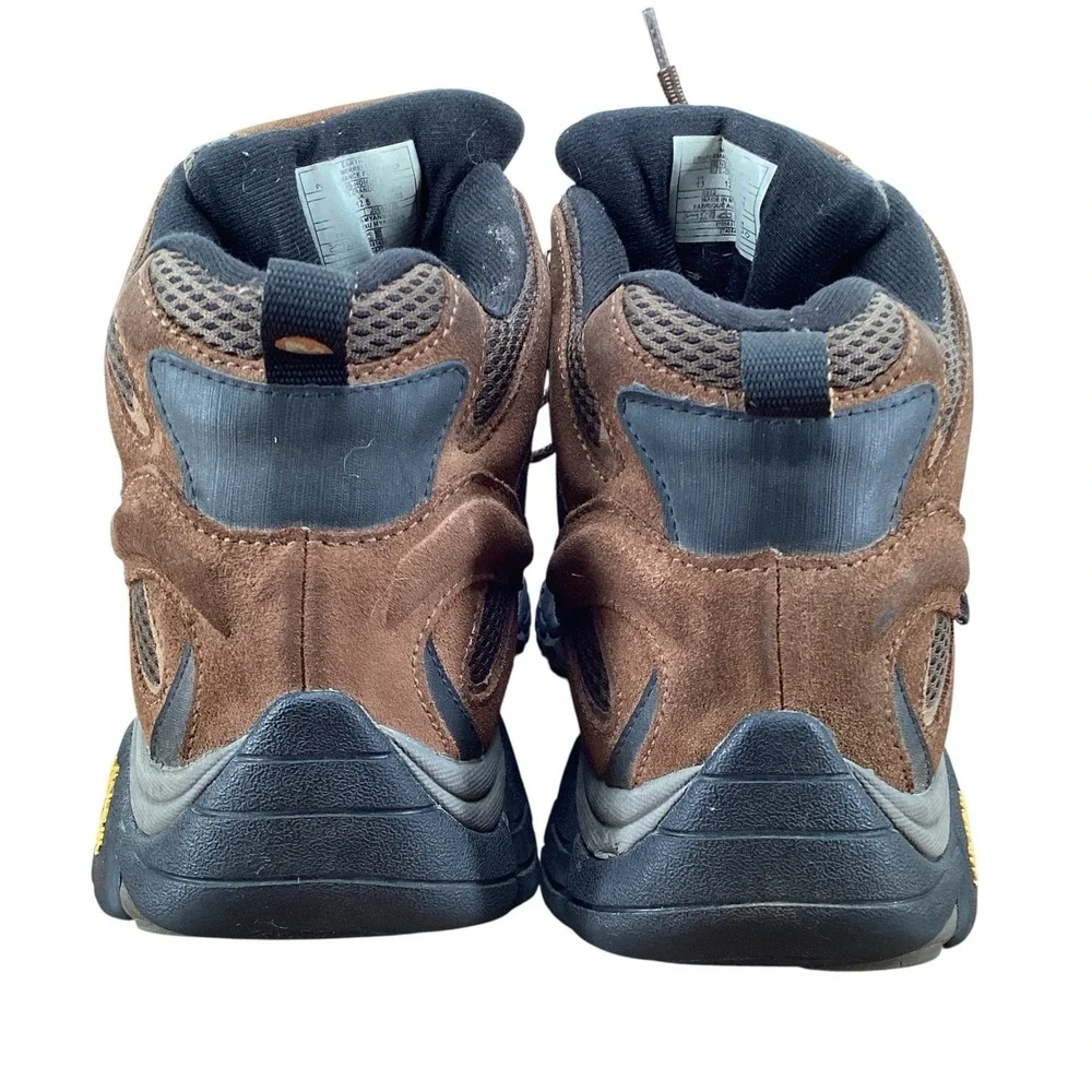 Merrell Moab Mid Waterproof Hiking Boots Men's 13 Vibram Outsoles J88623 Earth